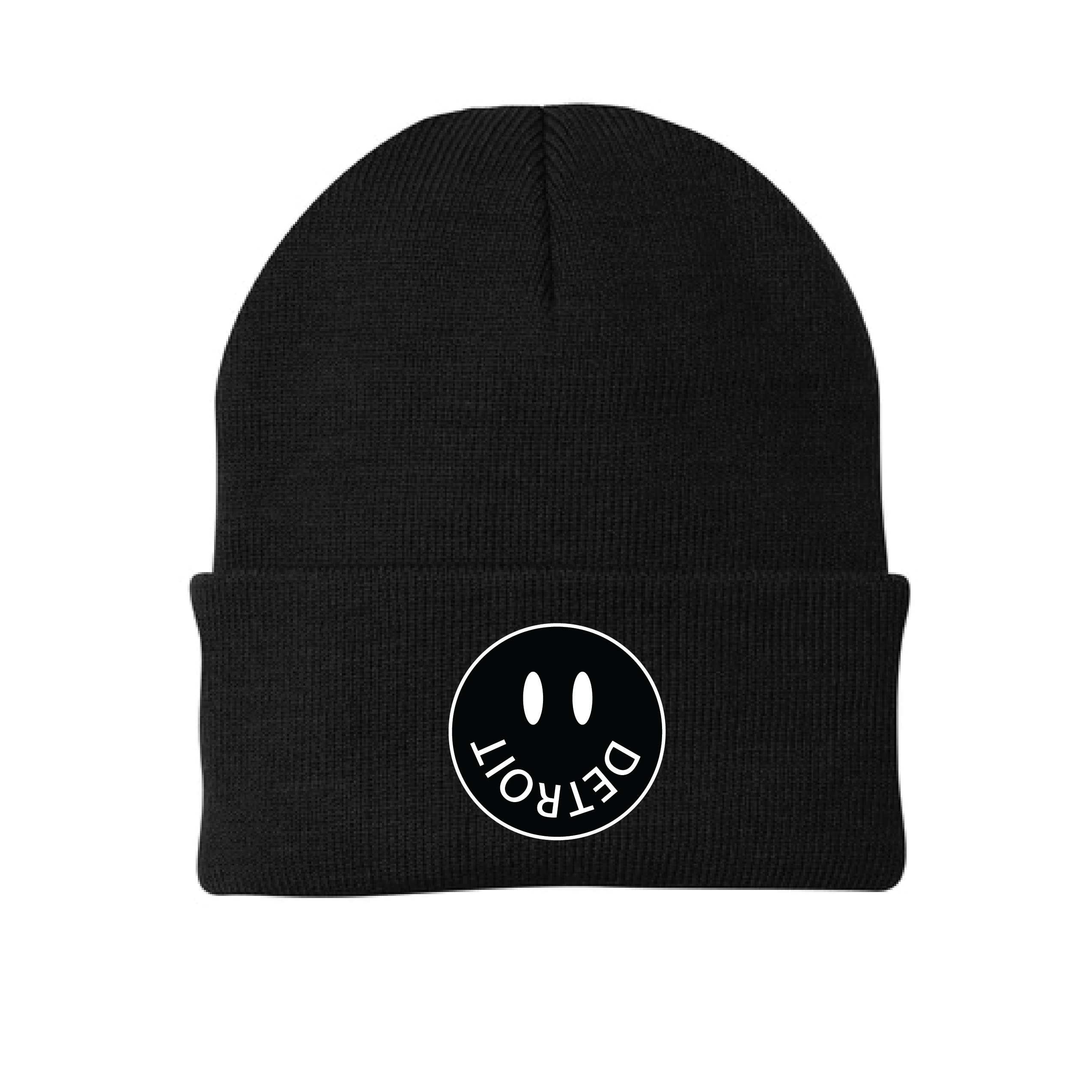 DV8 Classic Beanie | Detroit Comfortwear | Embroidered Smiley Hat DV8 Classic Beanie | Detroit Comfortwear | Embroidered Smiley Hat