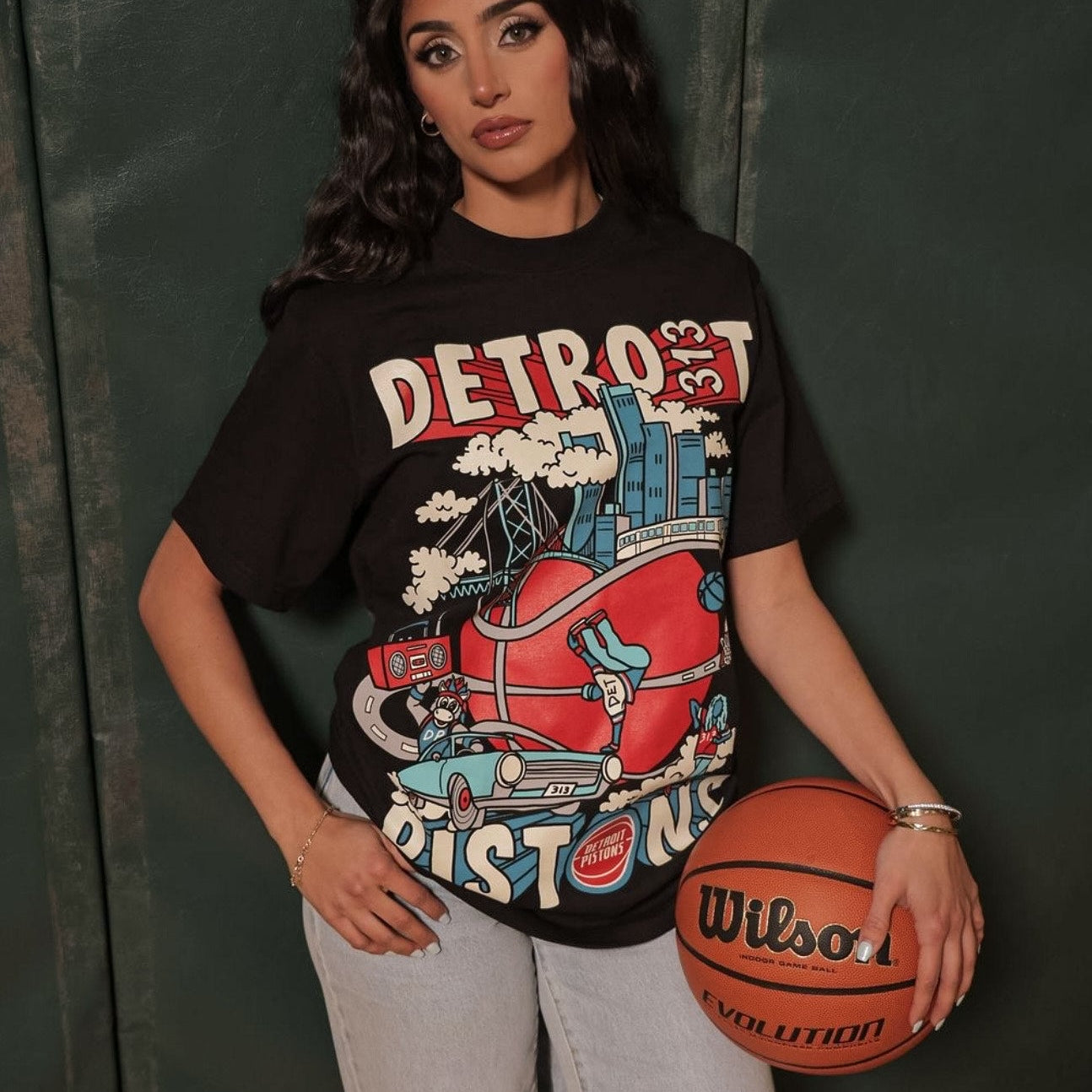 Motor City Motion: Designing the Sold-Out 313 Day Shirt for the Detroit Pistons
