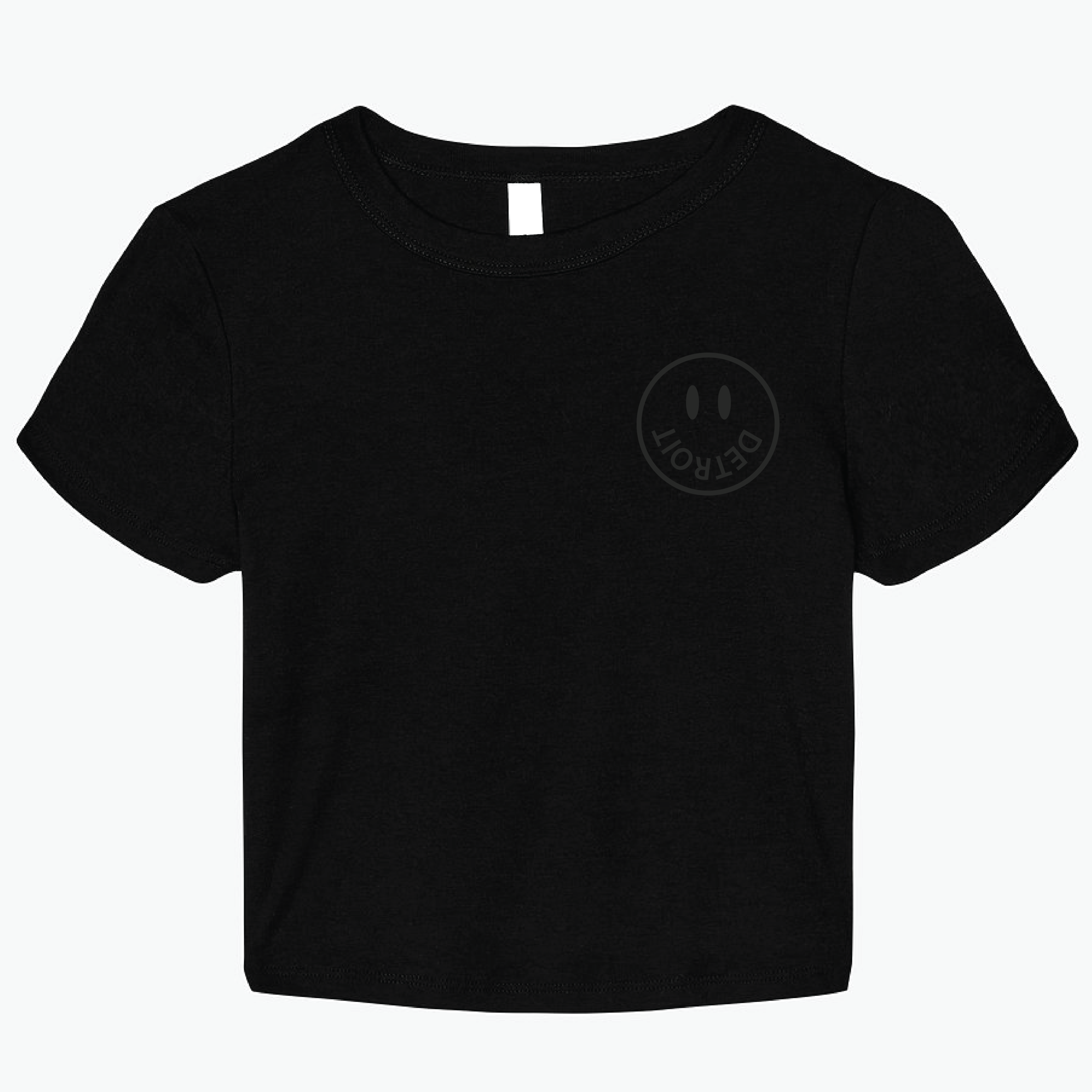 トップス black eyepatch moussy GRAPHIC BABY TEE MOUSSY black eye patch baby tee (white)