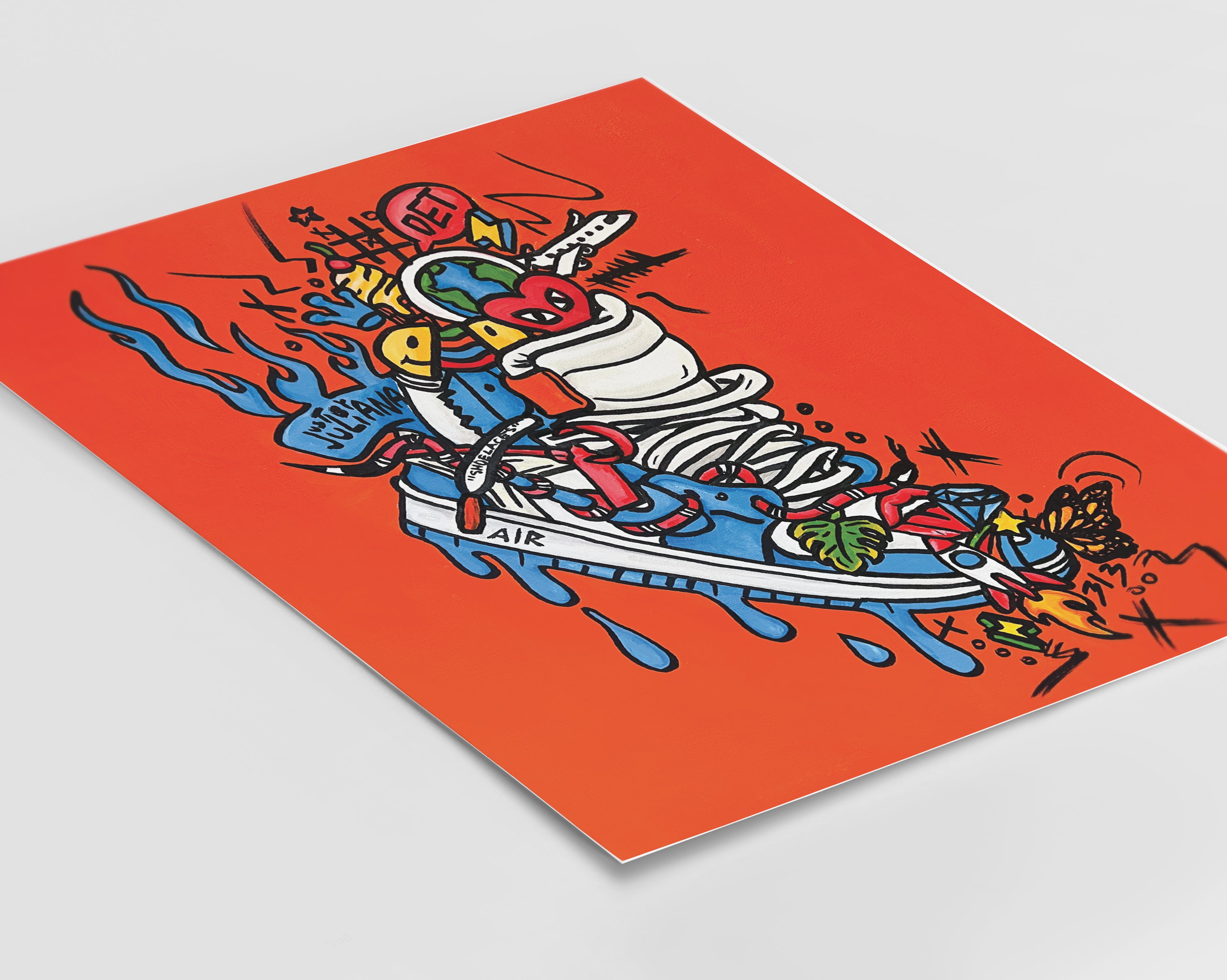 Sneaker Doodle vol2 Print - Just by Juliana