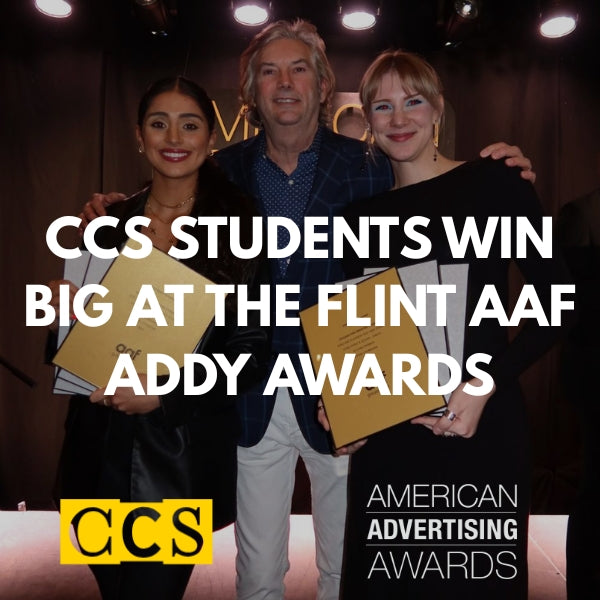 CCS Detroit announcement of Addy Award winners including work associated with Just by Juliana