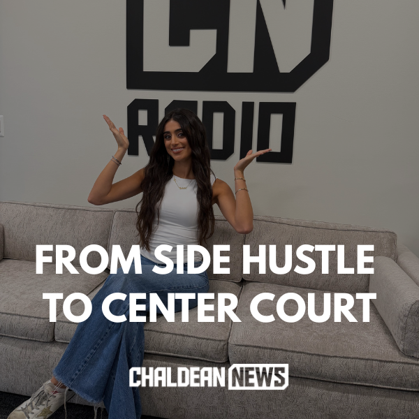 Chaldean News feature on Just by Juliana and her journey from side hustle to center court through Detroit sports art.